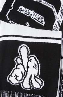 Dissizit The AK All Day Scarf in Black White  Karmaloop   Global 