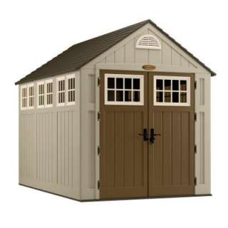 Alpine 7 ft. 5 3/4 in. x 10 ft. 8 in. Resin Storage Shed