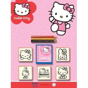 Multiprint Noris 631 5803   Hello Kitty, 5er Stempel Set, 5 Stempel 