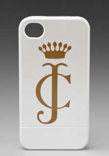 JUICY COUTURE JC Crown iPhone Cover in Pearl White at Revolve Clothing 