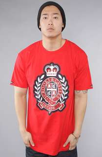 Crooks and Castles The Decadent Crest Tee in Red  Karmaloop 
