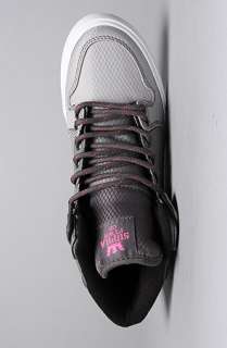 SUPRA The Vaider Sneaker in Grey RipStop Canvas Neon Pink  Karmaloop 