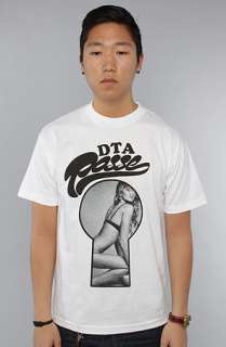 DTA The Keyhole Tee in White  Karmaloop   Global Concrete Culture