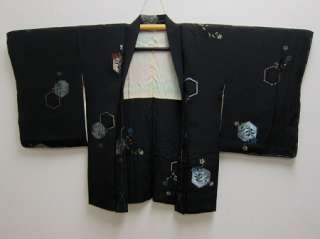 Bargain Auctions 06v2505 Vintage Japanese Kimono Haori Jacket 