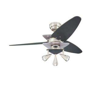   Vector 42 In. Brushed Nickel Ceiling Fan 7850700 at The Home Depot
