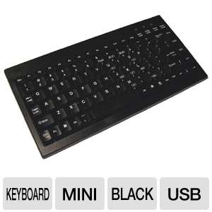Adesso Mini USB Keyboard (Black) 