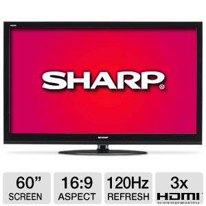 Sharp LC60E69U 60 Class LCD HDTV   1080p, 1920 x 1080, 169, 120Hz, 4 