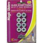 Magic Sliders 3/4 in. Round Magic Sliders with Screws (8 Pack)