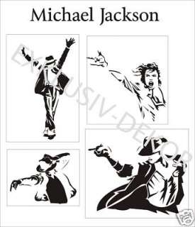 Wandtattoo Aufkleber  Menschen  Michael Jackson  