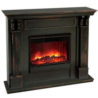   41.64 In. Blackwash Electric Fireplace 7100E BW 