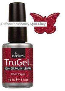 EzFlow TruGel Polish Red Dragon #42275, .5 oz.   14 ml  
