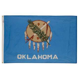 Valley Forge Flag Company, Inc. 3ft. x 5 ft. Nylon Oklahoma State Flag