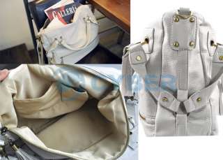 Lady Faux Leather Tassel Handbag Shoulder Bag Zipper  