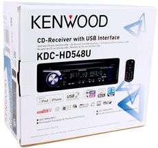 Kenwood KDC HD548U In Dash Single Din Car CD/MP3/USB Player W/Built In 