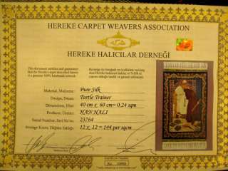 Hereke Carpets Seidenteppich TurtleTrainer Carpet 12x12 SILK Carpets 