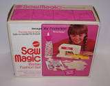 Sew Magic Barbie Fashion Set Sewing Machine  