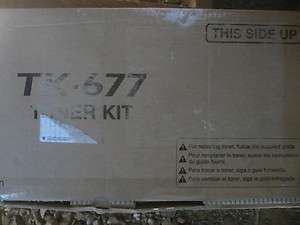 New OEM Genuine Kyocera TK 677 TK677 Black Toner Cartridge Kit READ 