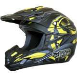 Nikko Helme N716#2 Natas Enduro/Cross Helm Matt gelb Größe M