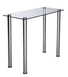   & Office Clear Glass Utility Desk or Utility Stand   CT 015  