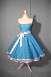Kleider 50er Jahre Stil Punkte Kleid Rockabilly Petticoat  