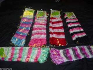 New fuzzy ladies striped toe socks your choice  