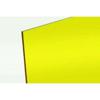FABBACK 48 in. x 96 in. x .118 in. Yellow Acrylic Mirror AM2208Y at 