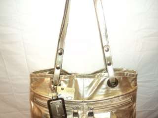 Makowsky Windham Gold Leather Tote Handbag $178 NWT 846524179194 