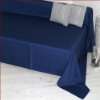 Tagesdecke Sofaüberwurf blau 210x280cm  Küche & Haushalt