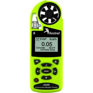 Safety Green Kestrel 4300 Portable Construction Wind & Weather Meter 