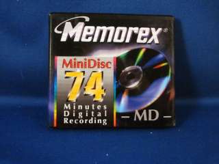 Memorex Mini Disc 74 Minutes Digital Recording  