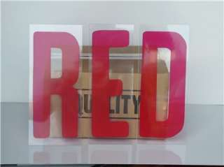 New 8 Plastic Outdoor Readerboard All Red Sign Letters  