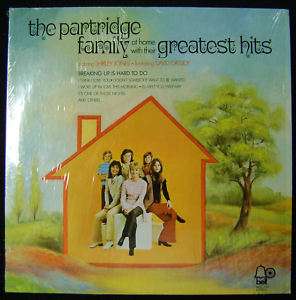 THE PARTRIDGE FAMILY  AT HOME  GREATEST HITS LP  
