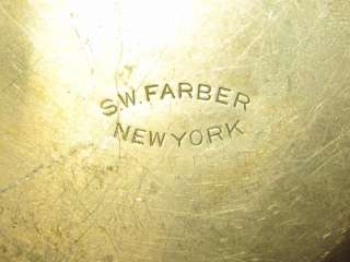 Antique Original SW Farber New York Farberware early 1900 Handmade 