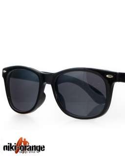 niki orange® Wayfarer Style Sonnenbrille Schwarz Rot  