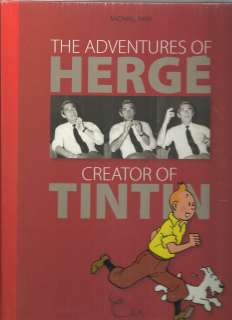 The Adventures of Herge Creator of Tintin HC Sealed Biography of 