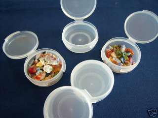 50   Snap top Plastic Containers  