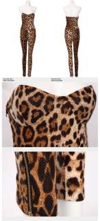   Padding Wild Sexy Overall Jumpersuit Romper Animal Print 247  