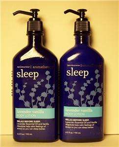 Bath and Body Works Aromatherapy Sleep [ LAVENDER VANILLA ] Body 