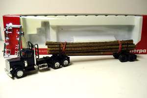 HO TRAIN PROMOTEX HERPA Logging Truck With Logs  