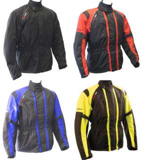 raider jacket available in all black red black blue black or yellow 