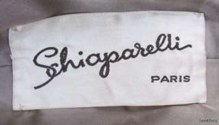 Vintage Designer Schiaparelli Paris Chic 1950s Short Mink Fur Coat 