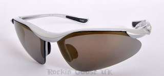 Sundog 46002 F3 Stinger Golf & Cycling Sunglasses Silver with Grey 