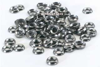 1000, SIZE 6 STAINLESS STEEL SCREW CUP FINISHING WASHER  