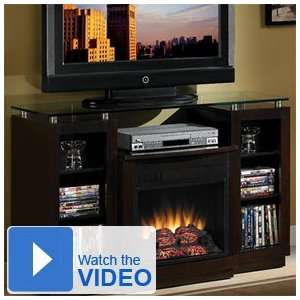  Classic Flame Ashburn Media Console Electric Fireplace 
