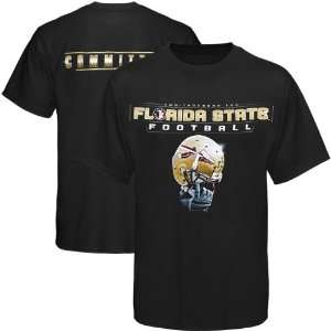 Florida State Seminoles (FSU) Black 2010 Committed T shirt:  