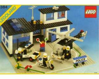 LEGO 6384 Caserma Stazione Polizia Legoland City Giocattolo