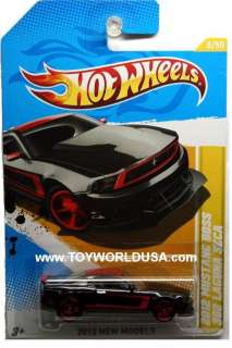   Hot Wheels New Models #8 2012 Ford Mustang Boss 302 Laguna Seca black