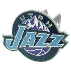  Utah Jazz NBA Pewter Trailer Logo Trailer Hitch Cover 