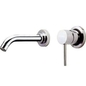   Wall Mounted Single Lever Chrome Sink Faucet