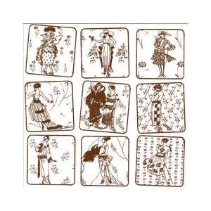  Roaring 20s Wood Mounted Rubber Stamp